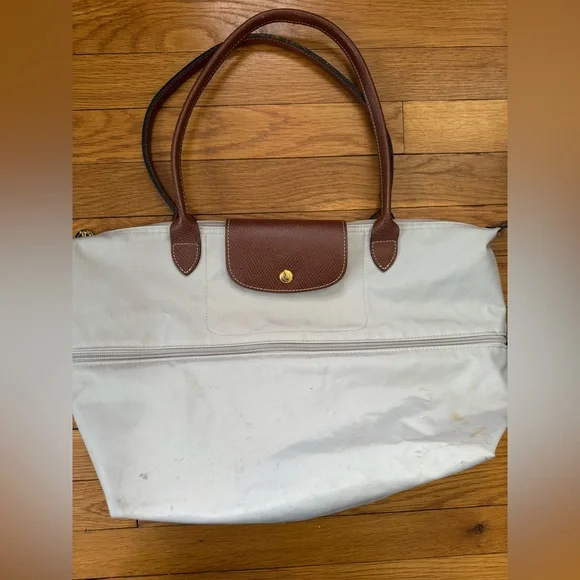 Longchamp le Pliage Expandable Tote -pebble - Picture 14 of 16